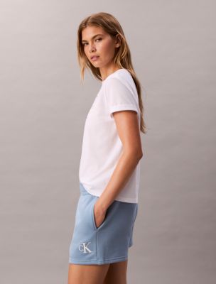 Женские шорты Calvin Klein Monogram Fleece Pull-On Shorts — фото 4