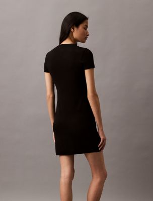 Женские платья Calvin Klein Tech Knit Short Sleeve Dress — фото 3