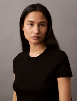 Женские платья Calvin Klein Tech Knit Short Sleeve Dress — фото 4