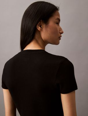 Женские платья Calvin Klein Tech Knit Short Sleeve Dress — фото 5