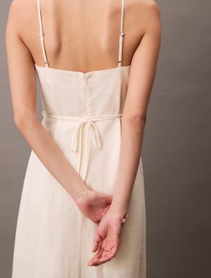 Linen Blend Dress | Calvin Klein USA