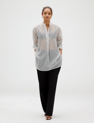 Jacquard Stripe Popover Shirt, Ipeker Stripe