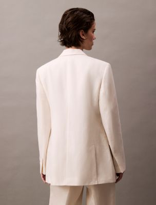 [送料込] Hello Linen Overfit Blazer (4color)_韓国発 Relaxed Linen Blend Blazer | Calvin Klein