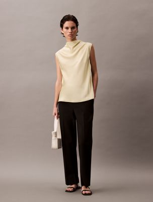 Refined Stretch Tapered Trouser, Black
