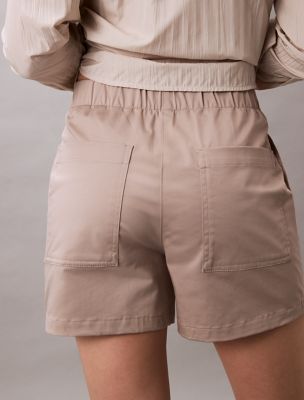 Женские шорты Calvin Klein Cotton Sateen Short, цвет: Atmosphere — фото 5