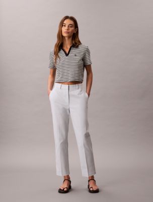 Cotton Stretch Straight Fit Chino Pants, Plein Air