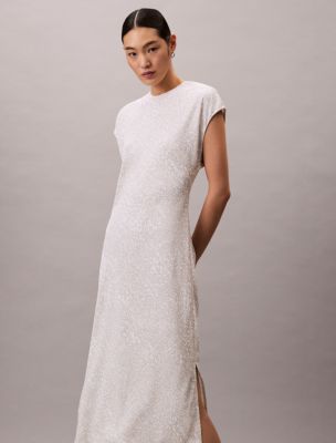 chinese dress ladies Malibu Sunset Lace A-Line Mini Dress White– Selfie Leslie main image 1