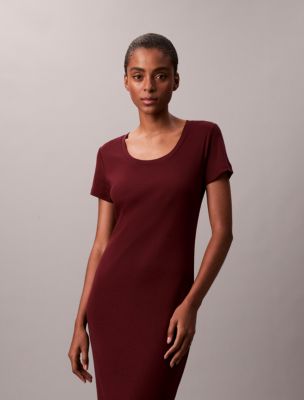 calvin klein red midi dress Calvin Klein Red Midi Dress