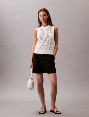 Open Stitch Tank Top, Tofu