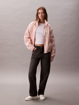 Lightweight Windbreaker Jacket, Cloud Pink