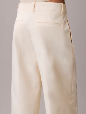 Женские брюки Calvin Klein Wide Leg Cropped Chino Pant — фото 5