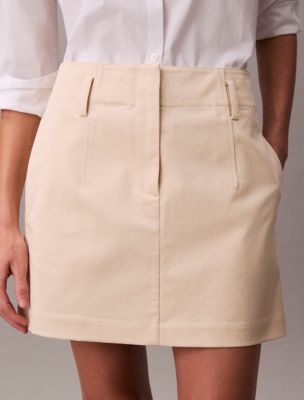 Женские юбки Calvin Klein Cotton Chino Mini Skirt — фото 3