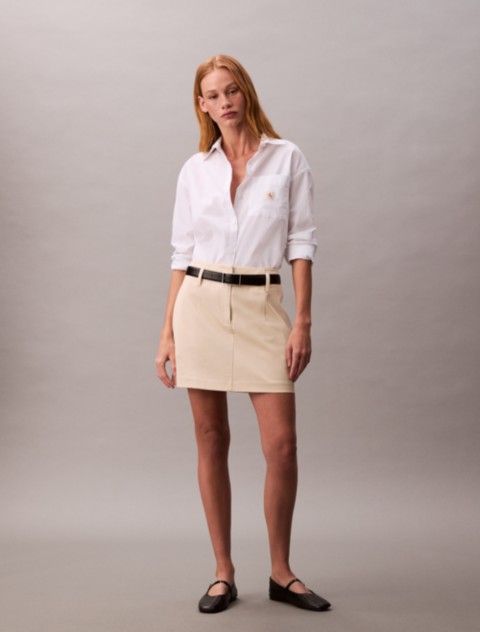 Женские юбки Calvin Klein Cotton Chino Mini Skirt
