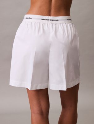 Женские шорты Calvin Klein Logo Waistband Cotton Shorts — фото 4