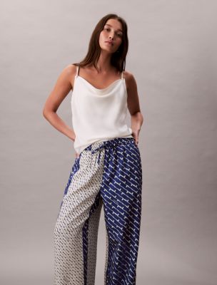 Женские брюки Calvin Klein Printed Viscose Twill Wide Leg Pants — фото 2