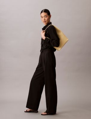 Женские рубашки Calvin Klein Relaxed Button-Down Utility Shirt — фото 5