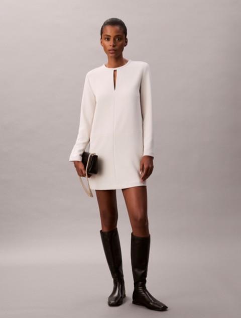 Женские платья Calvin Klein Crepe Tailored Mini Dress