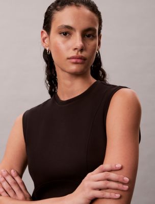 Женские платья Calvin Klein Smooth Sleeveless Mini Dress — фото 3