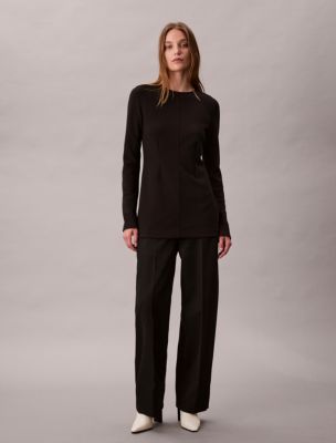 Женские топы Calvin Klein Tailored Knit Slim Tunic Top — фото 2