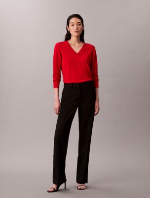 Женские свитеры Calvin Klein Merino Wool V-Neck Sweater — фото 3