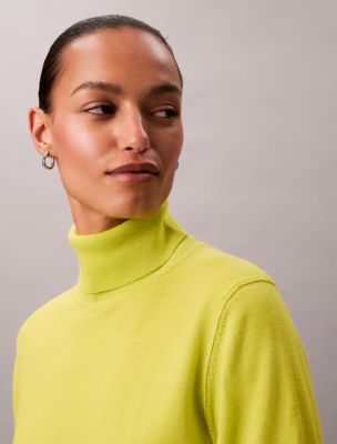 Женские свитеры Calvin Klein Merino Wool Classic Turtleneck Sweater — фото 3