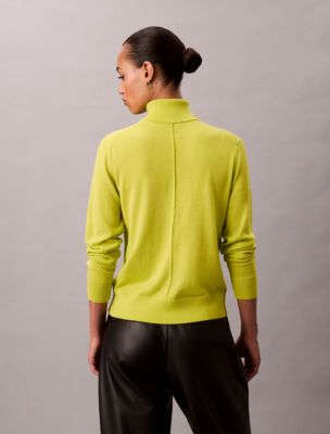 Женские свитеры Calvin Klein Merino Wool Classic Turtleneck Sweater — фото 4