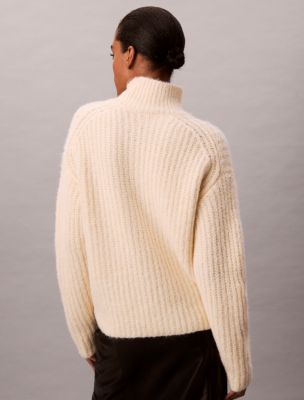 Женские свитеры Calvin Klein Rib Relaxed Turtleneck Sweater — фото 4