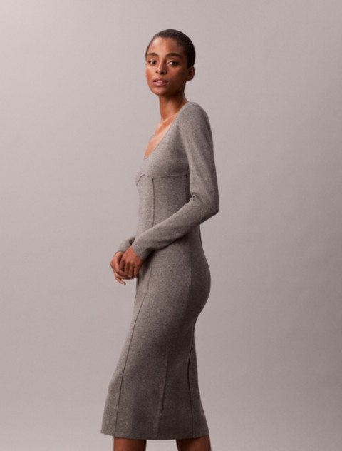 Женские платья Calvin Klein Tech Knit Slim Midi Dress