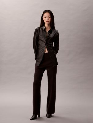 Tech Knit Slim Pants, Black