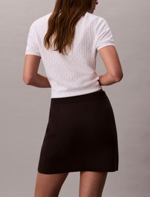Calvin Klein Tech Knit Mini Skirt — фото 5