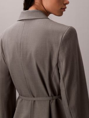 Женские пиджаки Calvin Klein Stretch Belted Blazer — фото 4