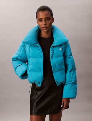 Crinkle Nylon Puffer Jacket | Calvin Klein
