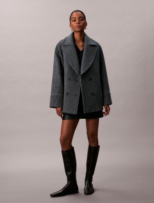 Женские куртки Calvin Klein Wool Blend Pea Coat — фото 2
