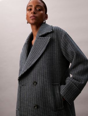Женские куртки Calvin Klein Wool Blend Pea Coat — фото 3