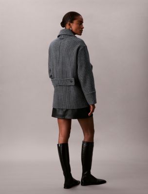 Женские куртки Calvin Klein Wool Blend Pea Coat — фото 6