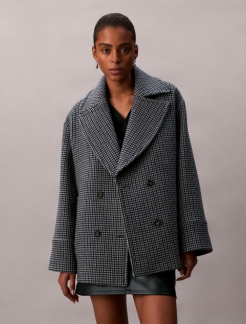 Женские куртки Calvin Klein Wool Blend Pea Coat