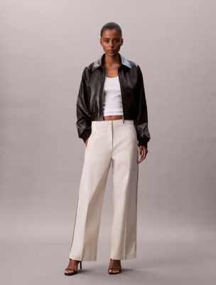 Cotton Twill Logo Tape Pants, Rainy Day