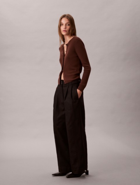 Женские брюки Calvin Klein Adjustable Wide Leg Chino Pants