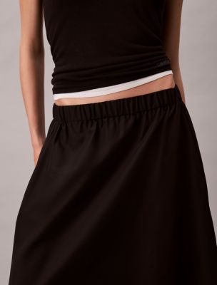 Женские юбки Calvin Klein Nylon Midi Pull-On Skirt — фото 3