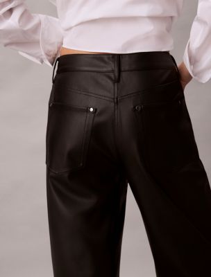 Женские брюки Calvin Klein Faux Leather 5-Pocket Pants — фото 4