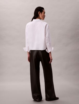 Женские брюки Calvin Klein Faux Leather 5-Pocket Pants — фото 5