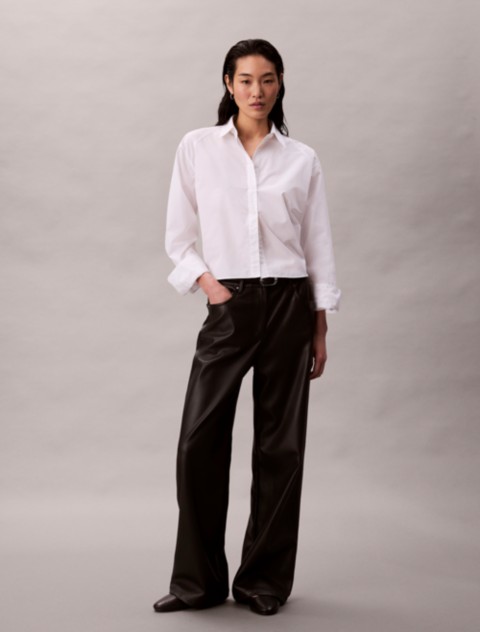 Женские брюки Calvin Klein Faux Leather 5-Pocket Pants