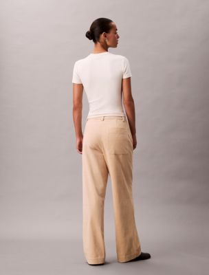 Женские брюки Calvin Klein Corduroy Relaxed Pants — фото 4