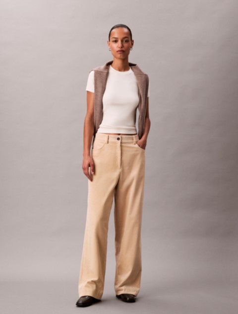 Женские брюки Calvin Klein Corduroy Relaxed Pants