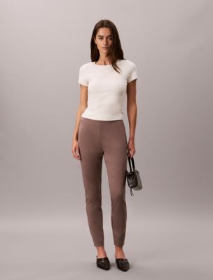 Ponte Skinny Fit Pants, Iron