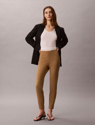 Ponte Skinny Fit Pants, Tigers Eye