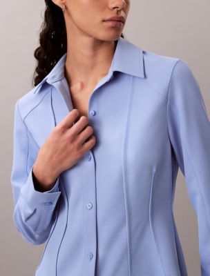 Женские платья Calvin Klein Casual Twill Mini Shirt Dress — фото 3