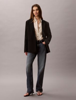 Lyocell Roll Tab Button-Down Shirt - thumbnail 4