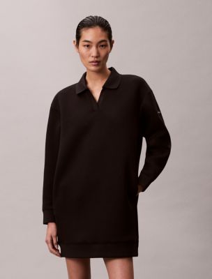 Женские платья Calvin Klein Smooth Mini Polo Sweatshirt Dress — фото 2