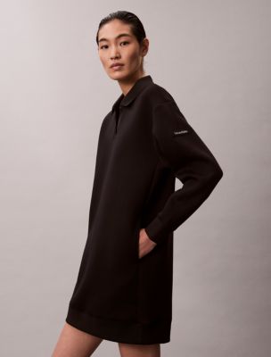 Женские платья Calvin Klein Smooth Mini Polo Sweatshirt Dress — фото 4